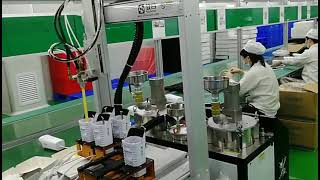 Automated AB epoxy desktop 3-axis dispensing machine, high-precision polyurethane/silicone dispenser