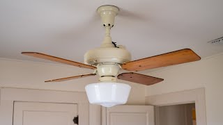 Emerson 47641 48” Antique Ceiling Fan Demo