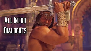 Mortal Kombat 1 - All Conan Intro Dialogues