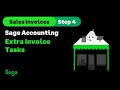 Sage Accounting (UK) - Sales Invoices - Extra Invoice Tasks