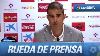Rueda de prensa de Garitano tras el UD Almería (2-0) SD Eibar
