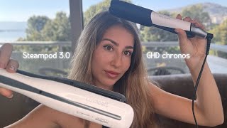 Which straightener is better? First Impression of the new GHD Chronos vs L'Oréal Steampod 3.0