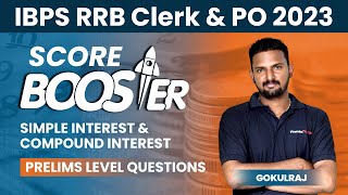 Simple Interest & Compound Interest-Aptitude by Gokul Raj |IBPS RRB CLERK & PO | Veranda Race