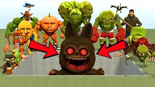 ALL NEW ITALIAN AI BRAINROT MEMES & LIN GANG MELON VS THE GIANT PIT WITH CURSED LABUBU - Garry's Mod
