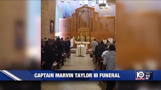 Hundreds attend funeral services for Killeen Fire Captain Marvin Taylor III