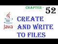 Create and write to Files in Java - Java tutorial - w3Schools - Chapter-52   English