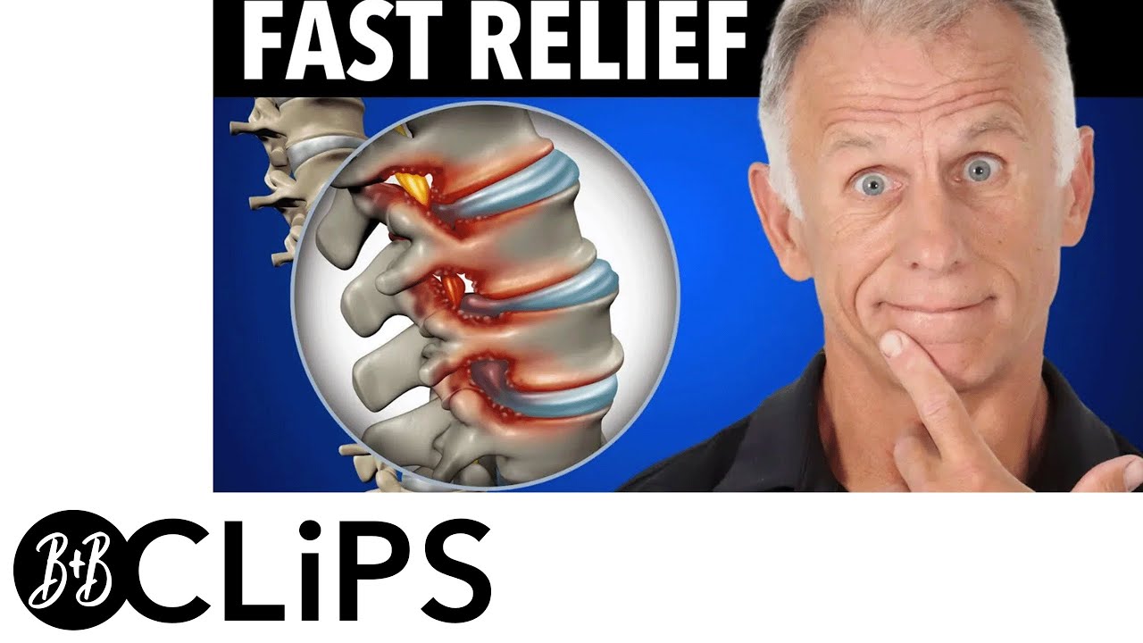 5 Fastest Ways To Stop Back Pain Pt 1 (B&B Clips) - YouTube