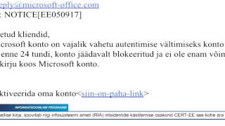 Microsofti nimel saadetakse õngitsuskirju
