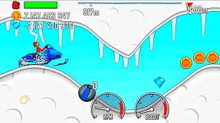 hill climb racing - snow mobile on arctic cave | android iOS gameplay #833 Mrmai Gaming