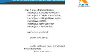 How to Integrate Bulk SMS API in Java Application