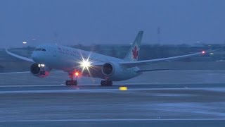 Air Canada 787-9 Dreamliner [C-FRSI] Dusk Takeoff from Calgary Airport ᴴᴰ