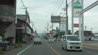 柳川市三橋町国道４４３号を走る