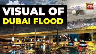 Dubai Flood: Visuals Of Record-Breaking Storm And Flooding | Dubai Rain Visuals | India Today