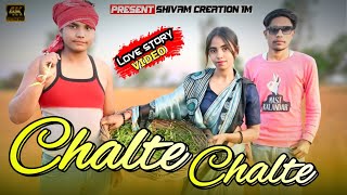 Chalte Chalte || Mohabbatein || Cute Love Story | New Hindi Song 2023 || New Desi Love Story Video