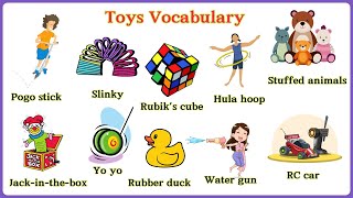 Lesson 153: Essential Vocabulary: Classic Toys for Creative Play  Learn the names of Toys in English