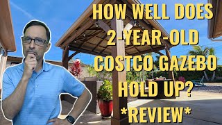 Costco 12' x 14' Cedar Gazebo with Aluminum Roof | Two Year Review 😀