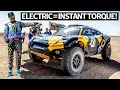 First Drive: Ken Block Drives the ALL NEW Extreme E Electric Racecar in Last Stage of Dakar Rally