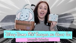 Loungefly UNBOXING Disney Dumbo Mini Backpack and Purse Set | Loungefly GRAIL | Travelling Magical