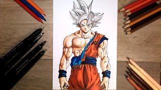 Como desenhar o Goku instinto superior DOMINADO