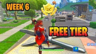 free tier season 4 week 6 free battle pass tier blockbuster 6 - free tiers in fortnite battle royale