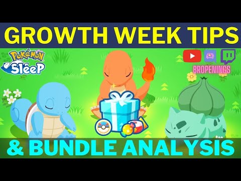 Growth Week Tips and Bundles – Analysis #pokemonsleep