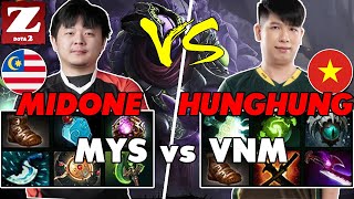 MIDONE (PUCK) Mid vs HUNGHUNG (FACELESS VOID) Carry - Battle Of Pro Players Dota 2 - Z Dota 2