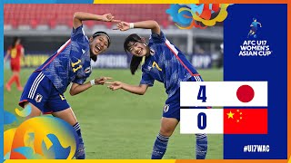 Match | AFC U17 Women's Asian Cup Indonesia 2024™ | Group B | Japan vs China PR