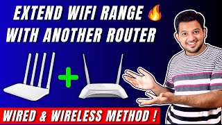 How To Extend Wifi Range With Another Router | Connect Two Routers Wirelessly⚡ All Doubts Cleared !🔥