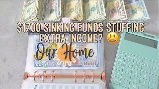 $1700 SINKING FUNDS STUFFING| EXTRA INCOME| TAYLORBUDGETS