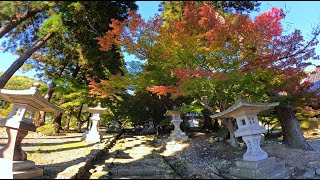 紅葉が楽しみな信州の清水寺・4K