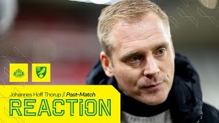 REACTION | Sunderland 2-1 Norwich City | Johannes Hoff Thorup