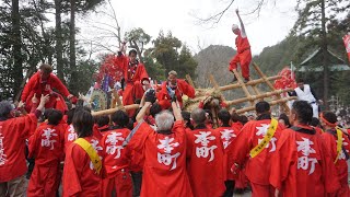 令和5年 仲屋町VS本町 ケンカ(組み合わせ) 近江八幡左義長まつり