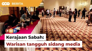 Desas-desus kerajaan Sabah bakal bertukar, Warisan tangguh sidang media