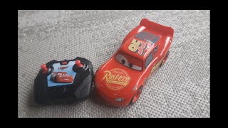 Disney Pixar Cars - RC Turbo Racer Lightning Mcqueen Toy Review
