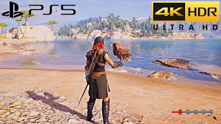 Assassin's Creed Odyssey (PS5) HDR Free Roam + Rescue Phoibe [Next-Gen HDR/4K]