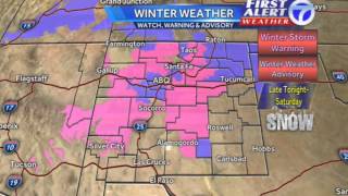 Quickcast: Storm moving into NM