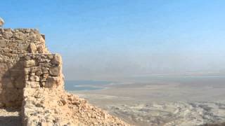 Trying to Hear the Echo on Masada in Israel