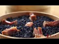 乌米饭🍚你不会还不知道吃乌米饭有这些好处吧🧐？！how to cook black rice get black rice recipe now healthyfood chinesefood