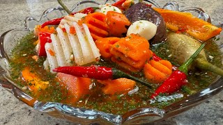 Delicious Turshi Recipe | Afghan Recipe | Easy and Yummy! | Bahar's kitchen