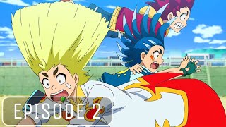 HYUGA AND HIKARU MEET RANJIRO |BEYBLADE BURST SURGE| EPISODE 2 (ENGLISH VERSION)