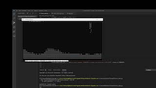 Python Curses particle spawner