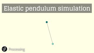 Elastic Pendulum. Processing.