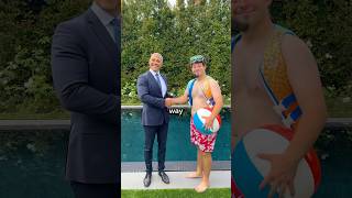 Asking Millionaires To Swim In Their Pool!