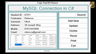 How to Connect MySQL using PhpMyAdmin with XAMPP in C# - Part 1 of 5