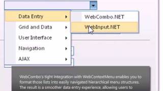 WebCombo - Integration with WebContextMenu
