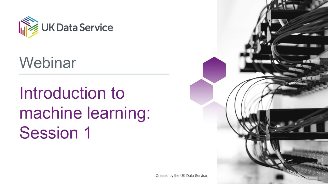 Introduction To Machine Learning Session 1 Youtube