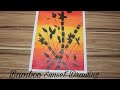 Bamboo Sunset Drawing | Oil Pastel Drawing| For Beginners| Mel's Art Corner