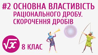 Основна властивість раціонального дробу. Скорочення дробів #2