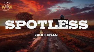 Zach Bryan - Spotless (feat. The Lumineers) / Lyrics