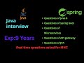 java interview questions and answers for experienced 9+ years